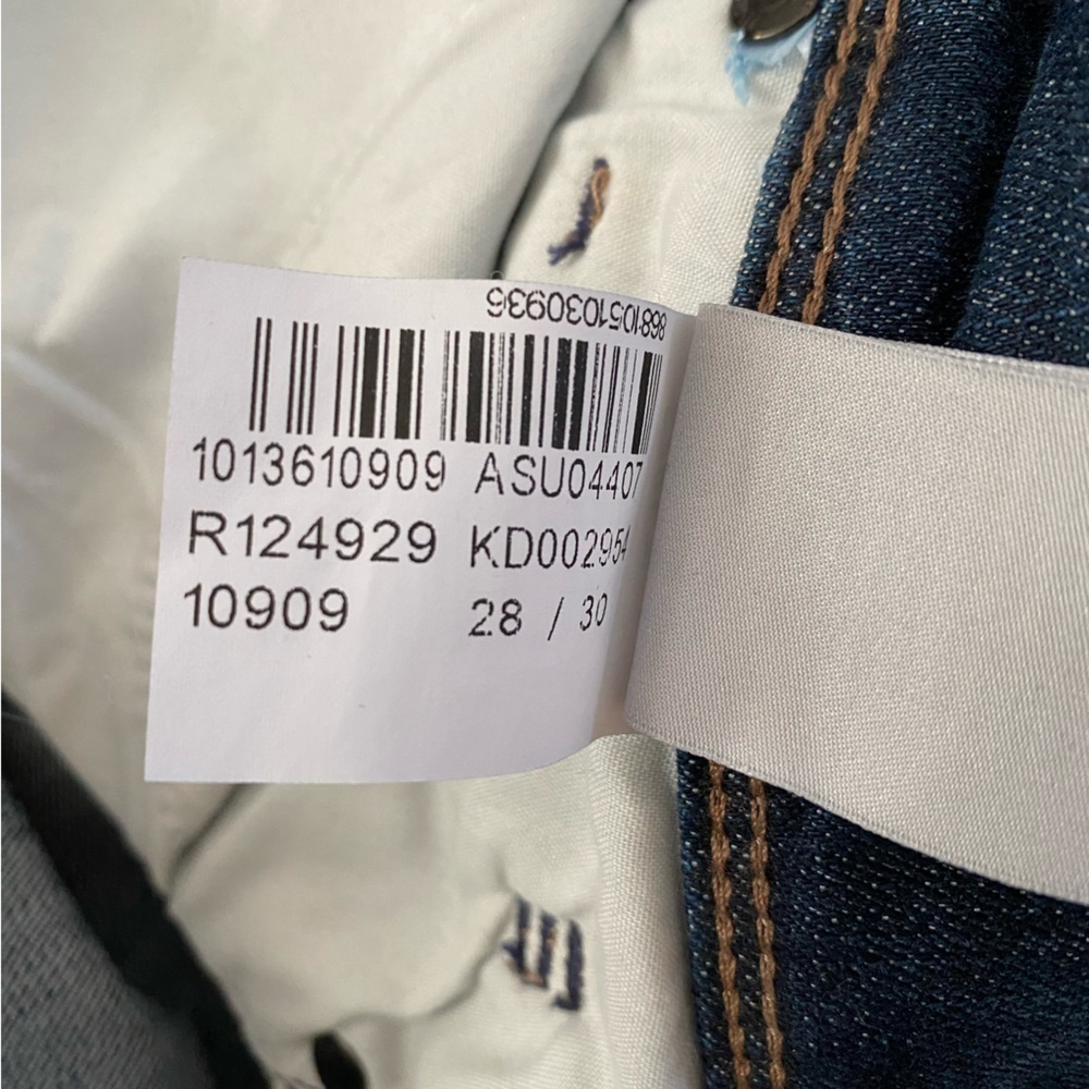 Mavi Molly Mid-Rise Classic Bootcut Denim Jeans Size 28 / 30, Dark Wash - Picture 8 of 11